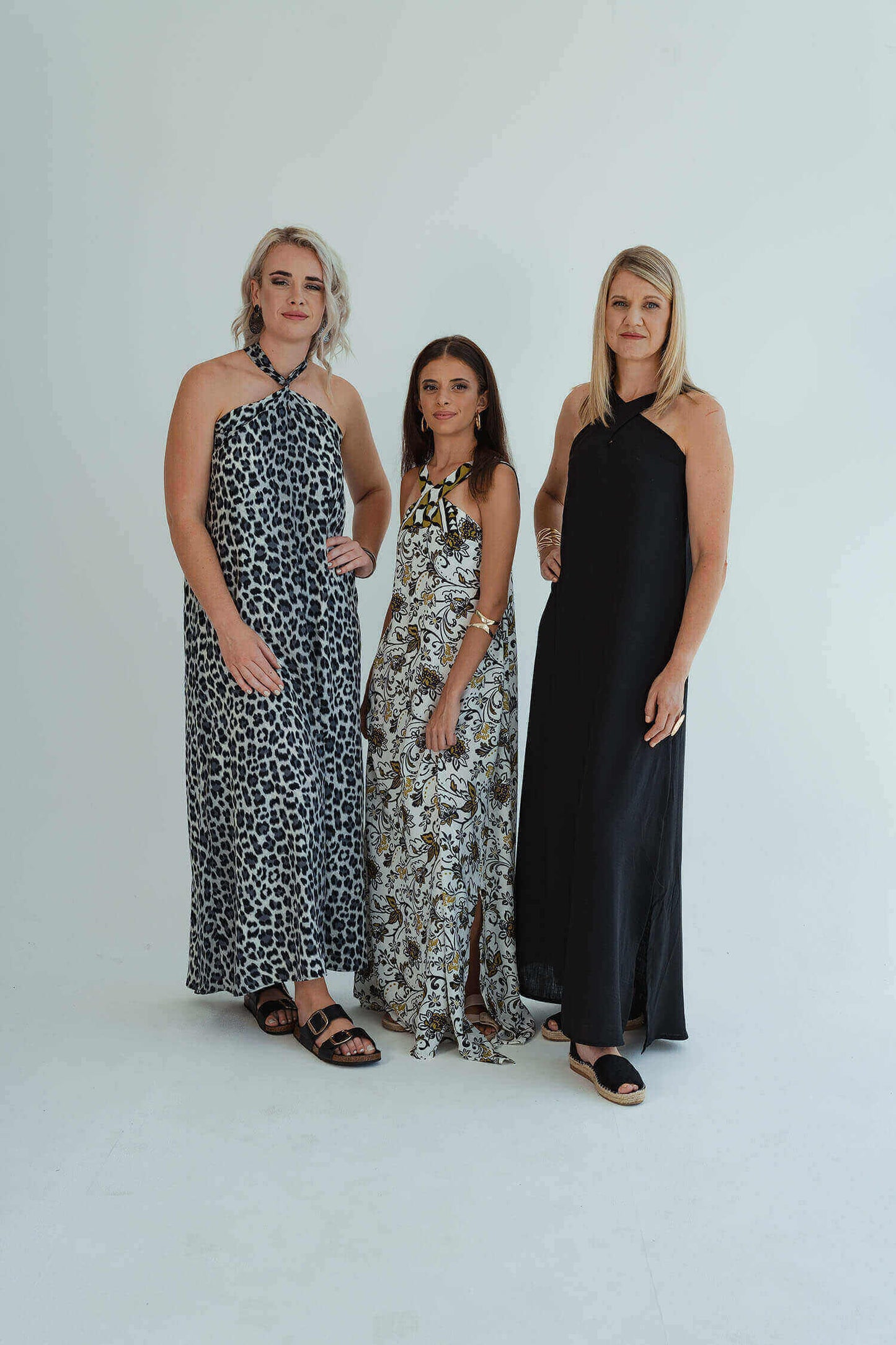 Chrissie Halterneck Dress - Black