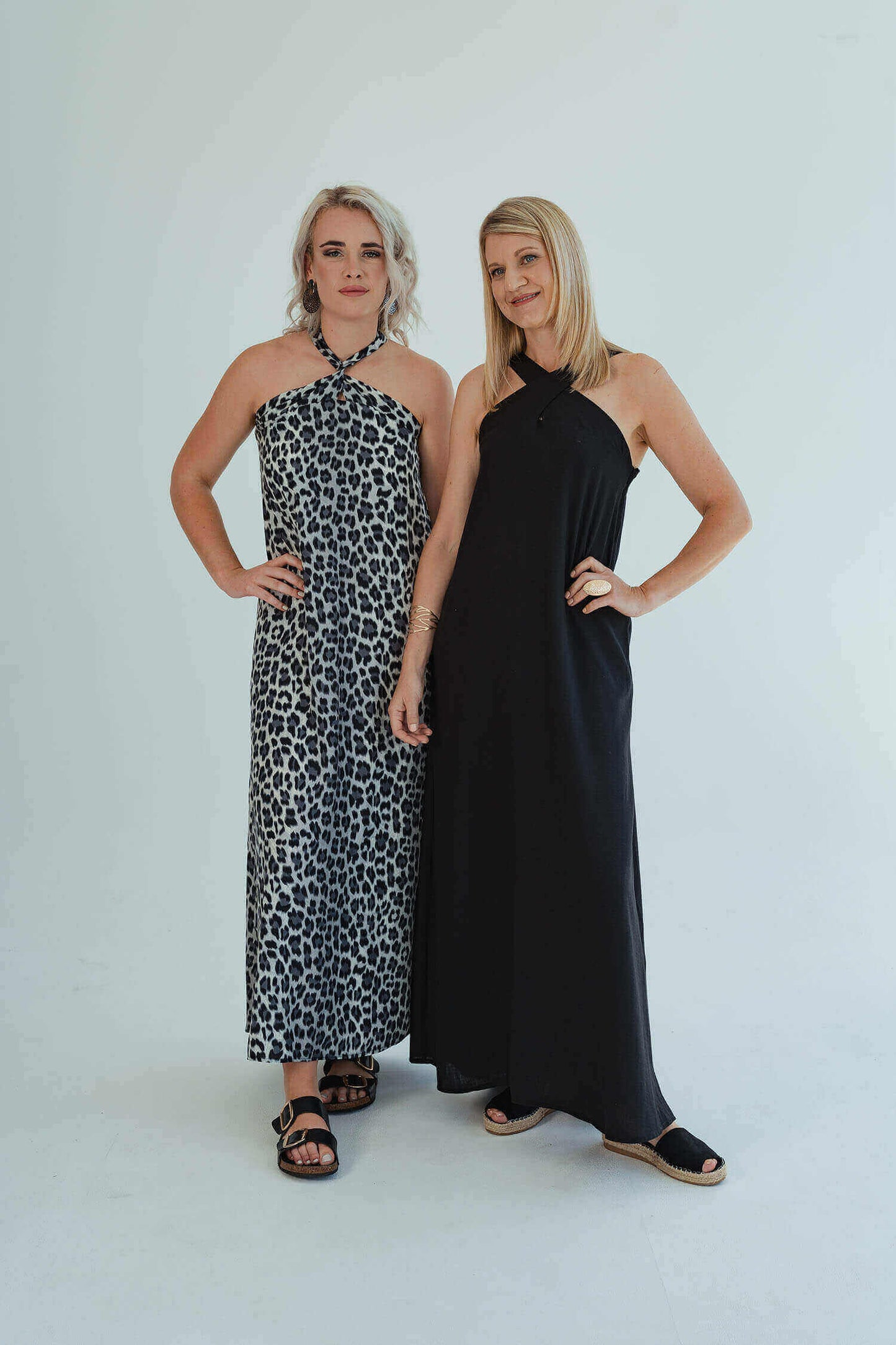Chrissie Halterneck Dress - Black