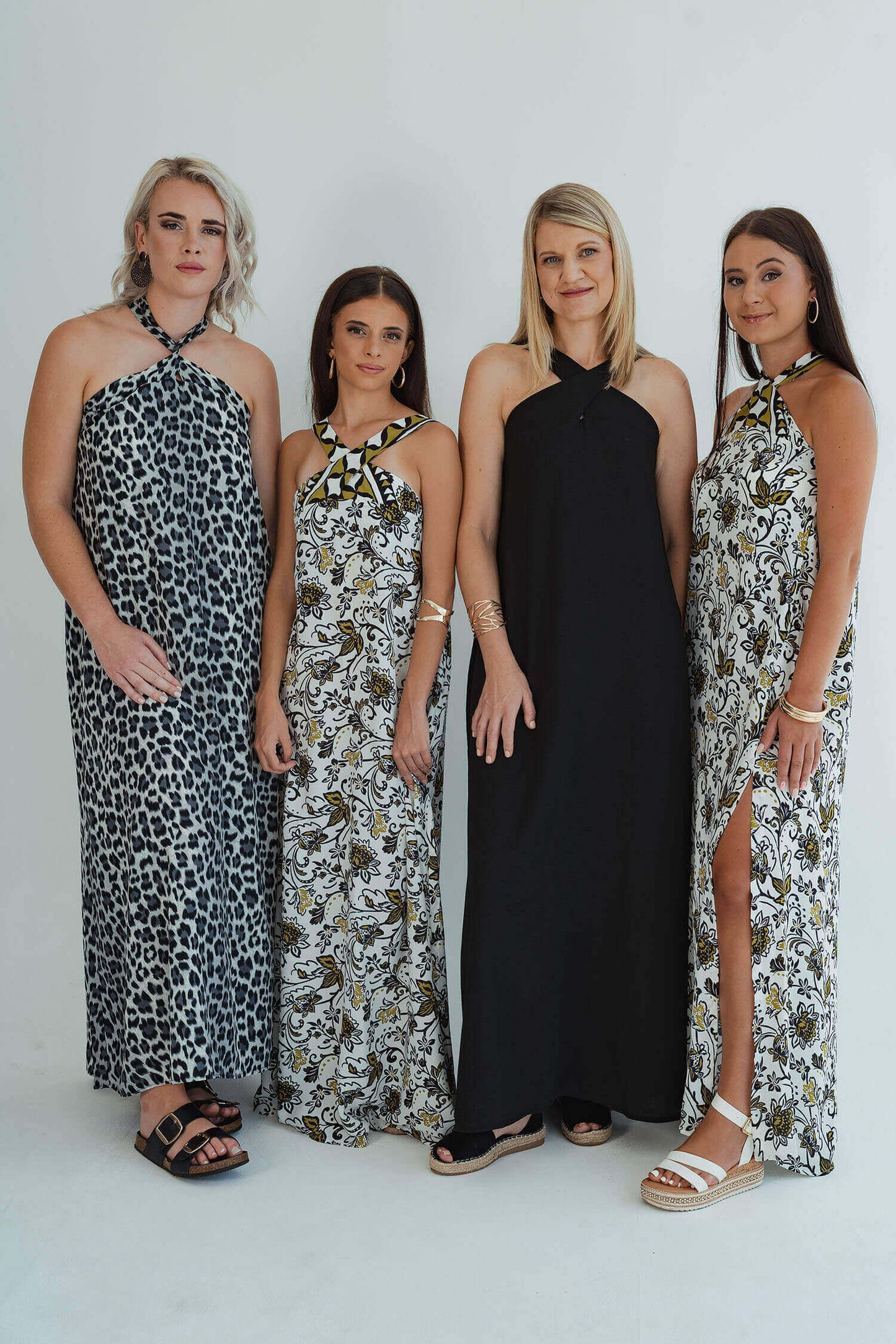 Chrissie Halterneck Dress - Black