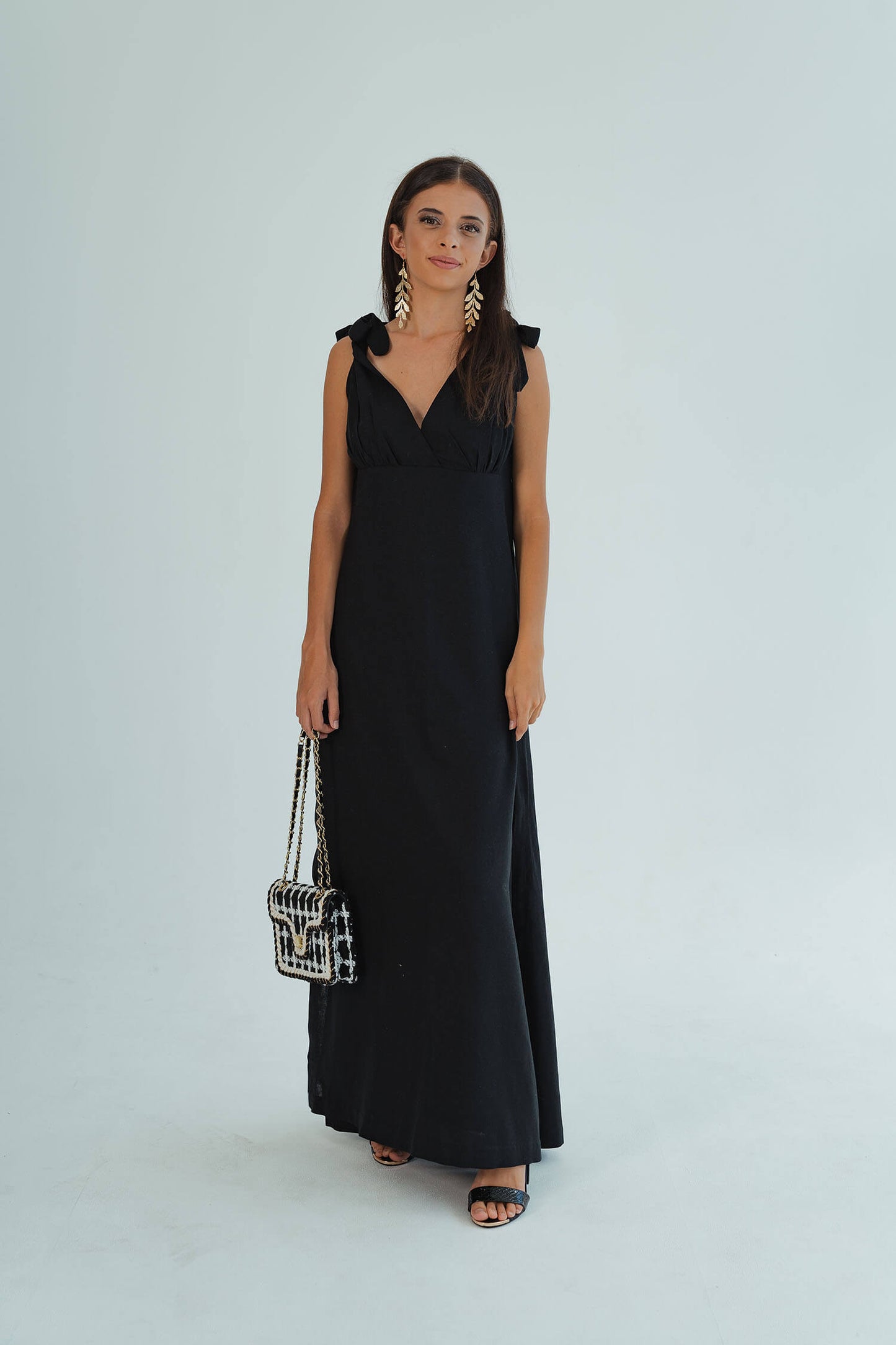 Dani Tie Dress - Black