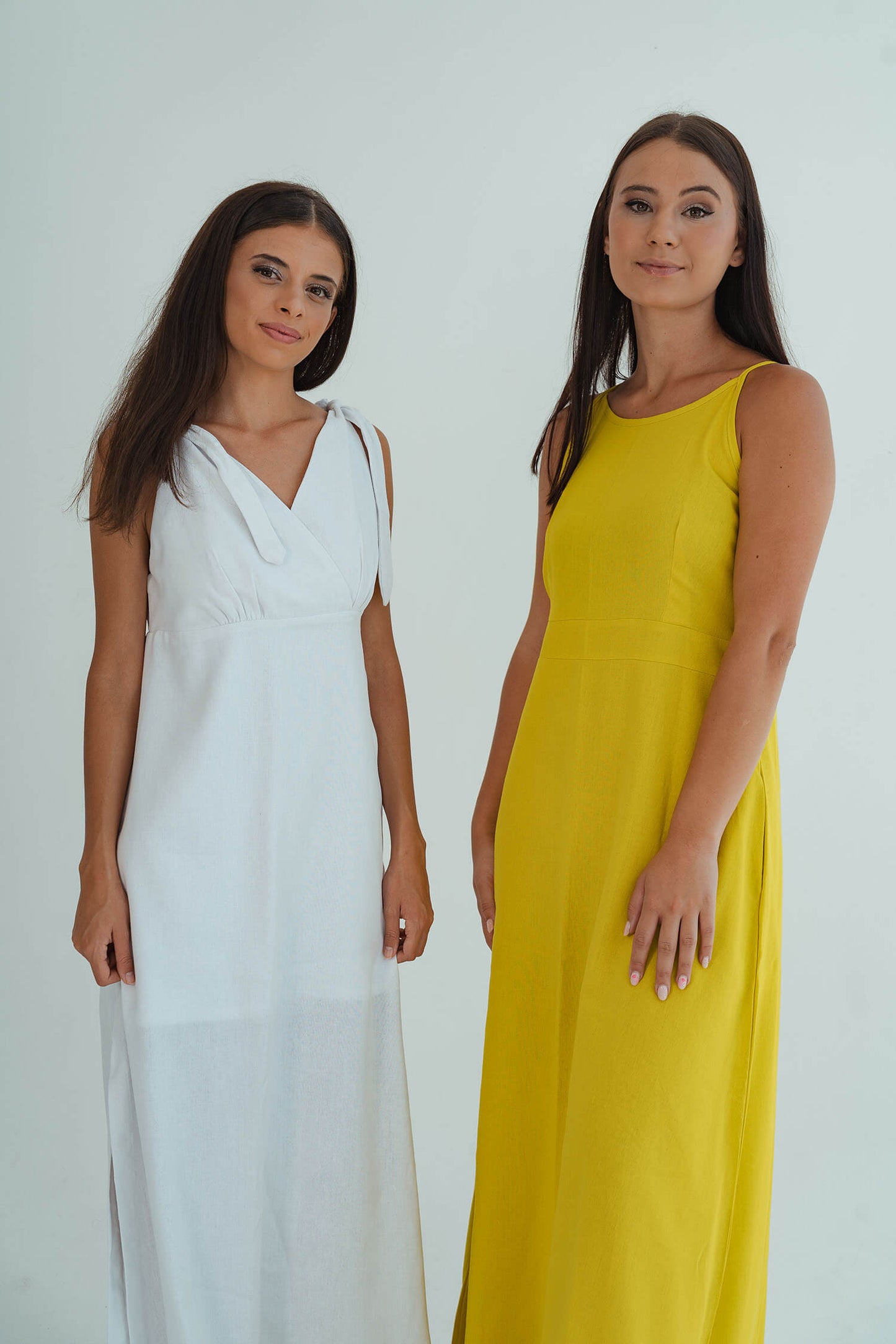 Dani Tie Dress - White