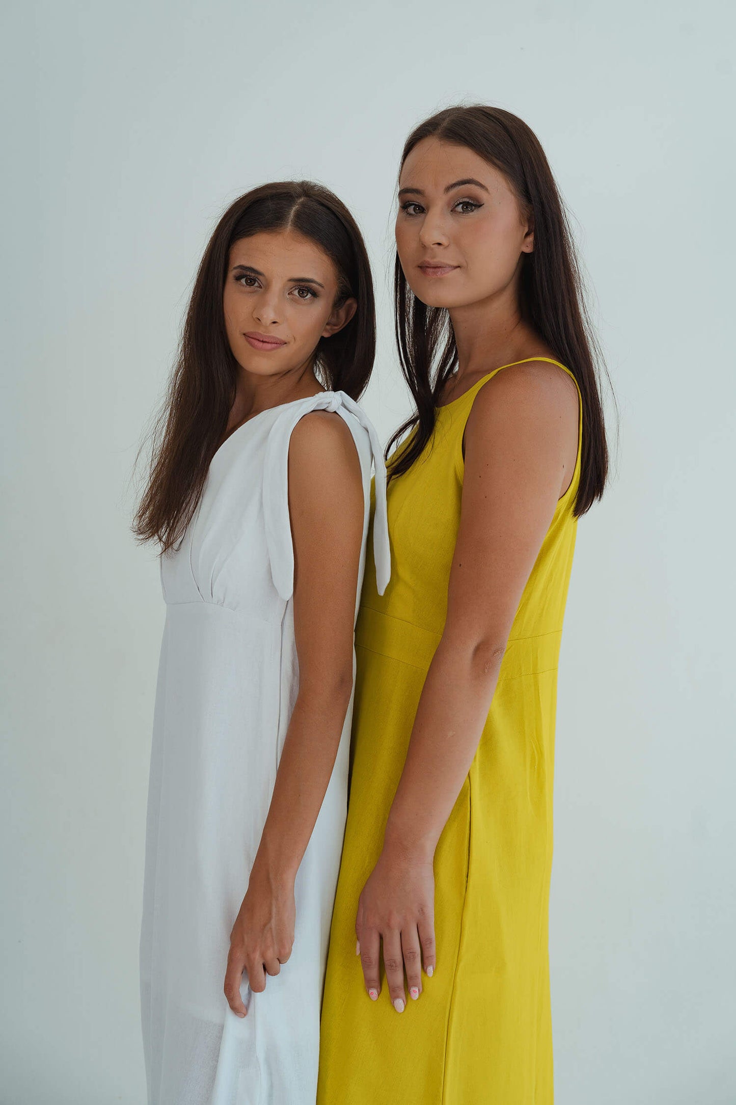 Emma Flare Dress - Yellow